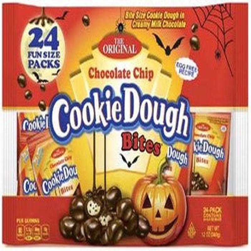 Taste of Nature Halloween Cookie Dough Bites Fun Size Pack 24 pieces Bag