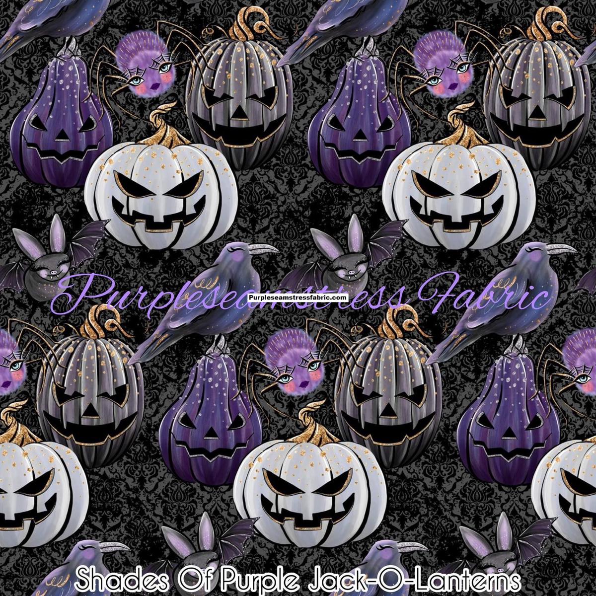 Shades Of Purple Jack-O-Lanterns ...