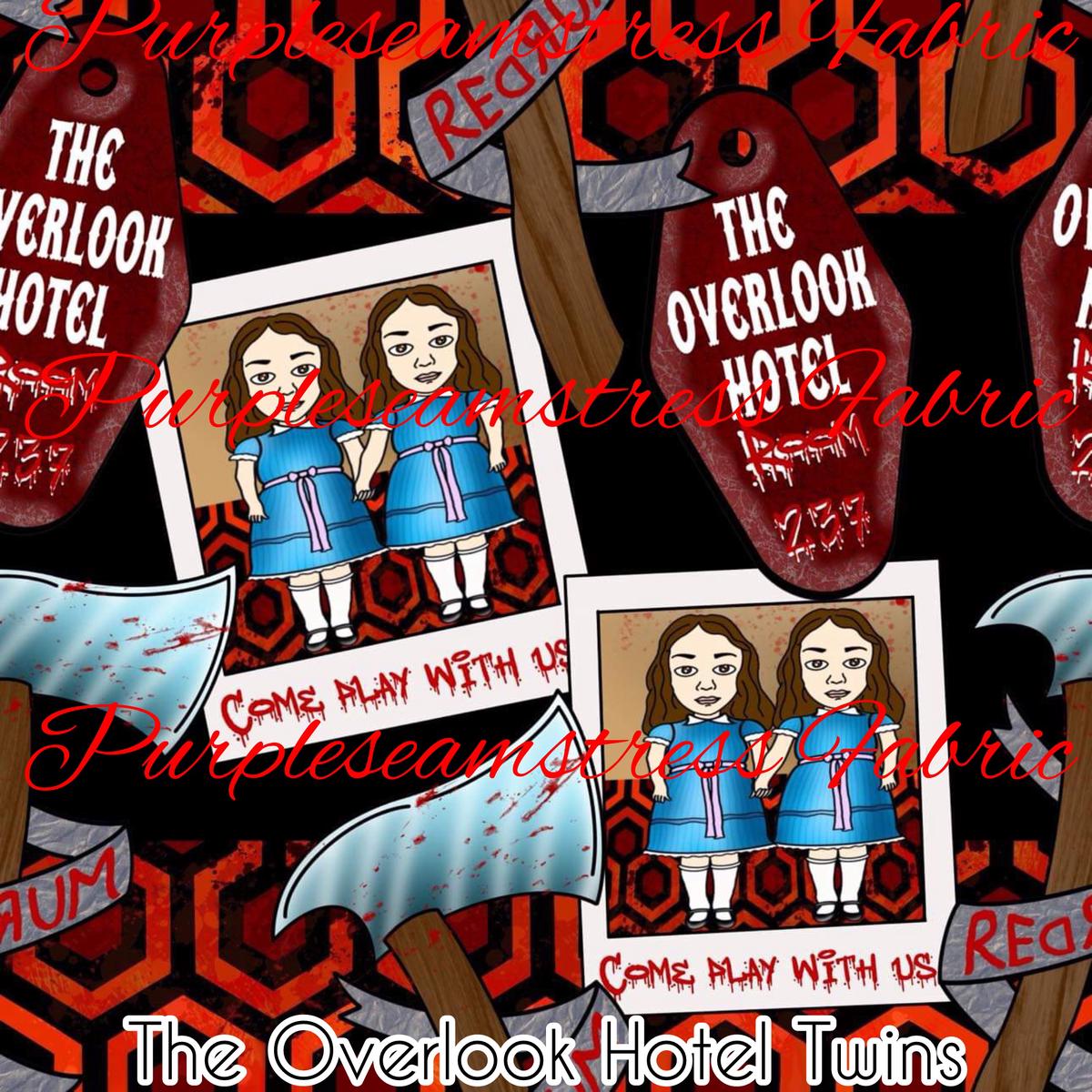 The Overlook Hotel Twins  Fabric