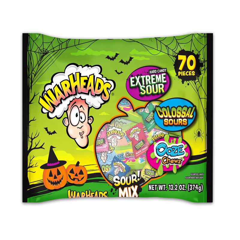 Warheads Halloween Mixed Candy Bag - 70 Piece Count