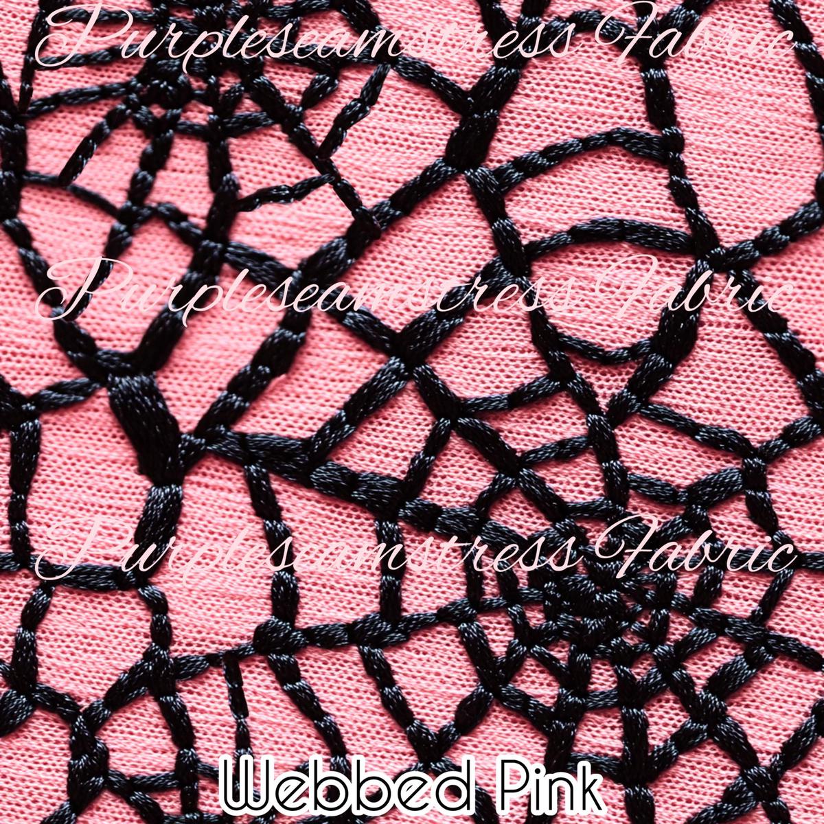 Webbed Pink  Fabric