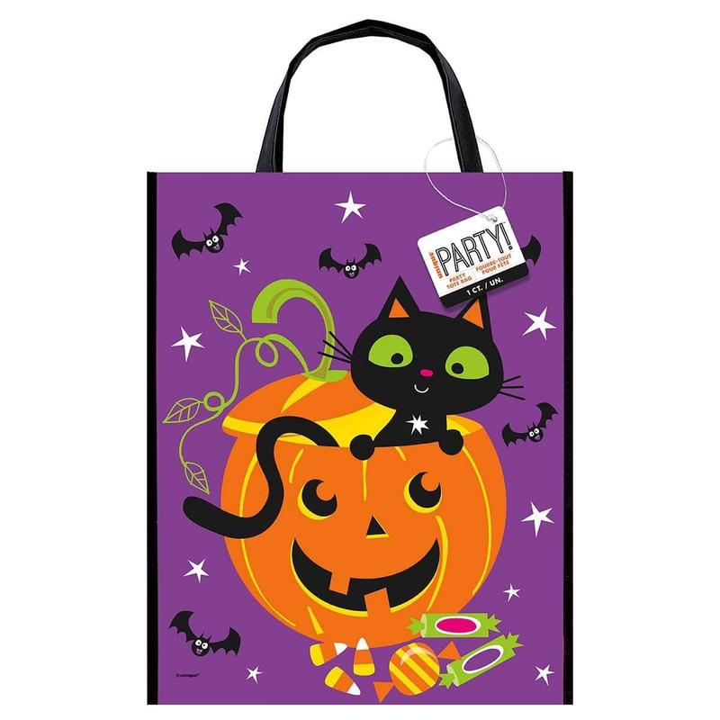 Cat & Pumpkin Tote Bag