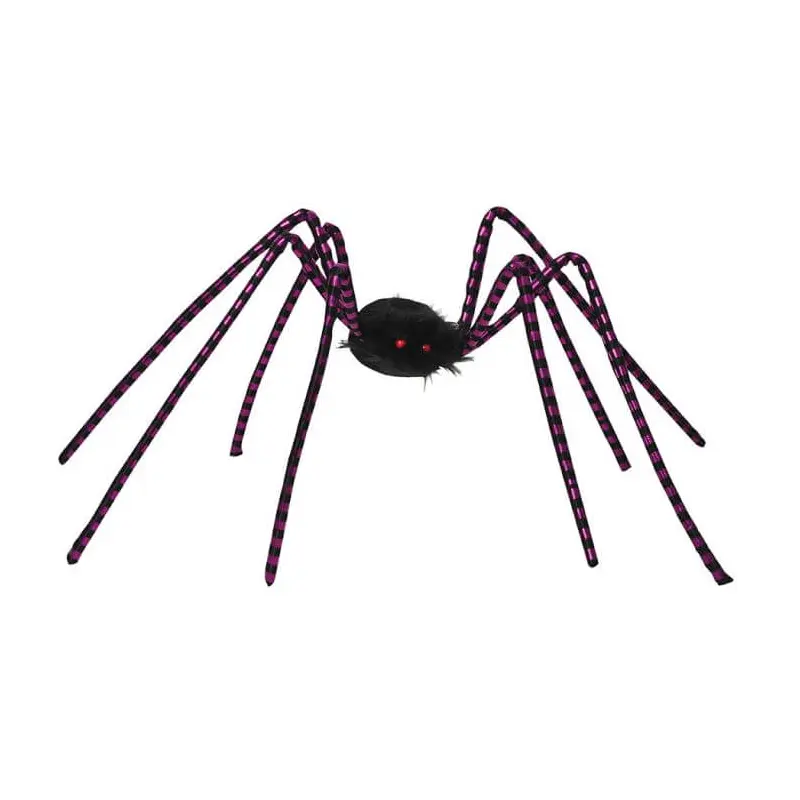Metallic Stripe Spider 50 in. - Purple