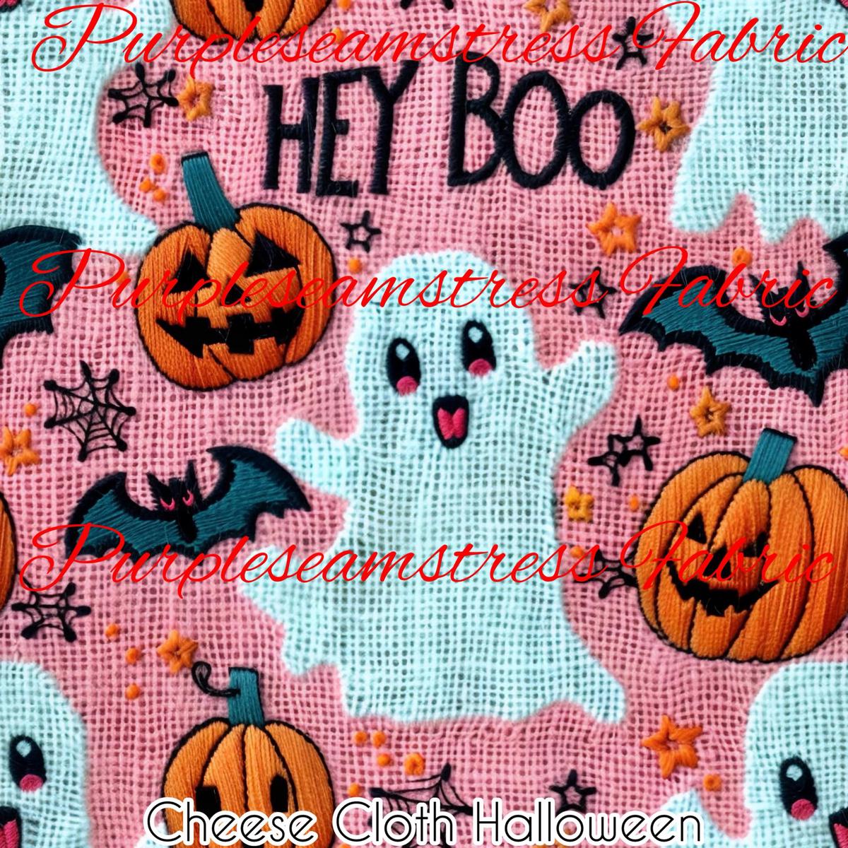 Cheese Cloth Halloween  Fabric