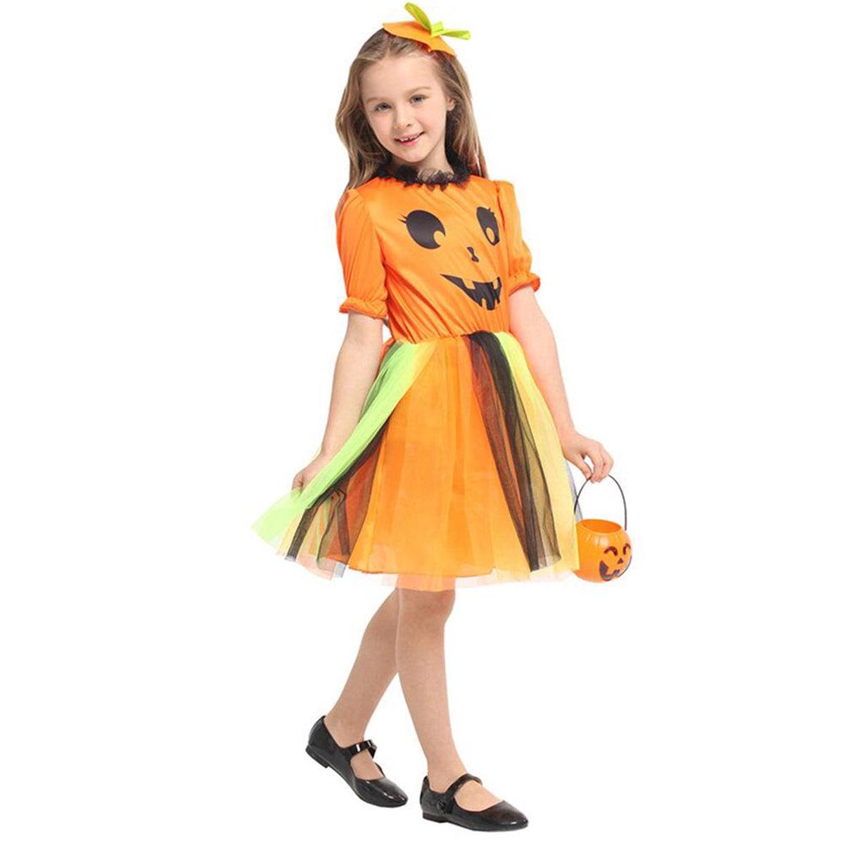 Shining Pumpkin Princess Costume / AB-588