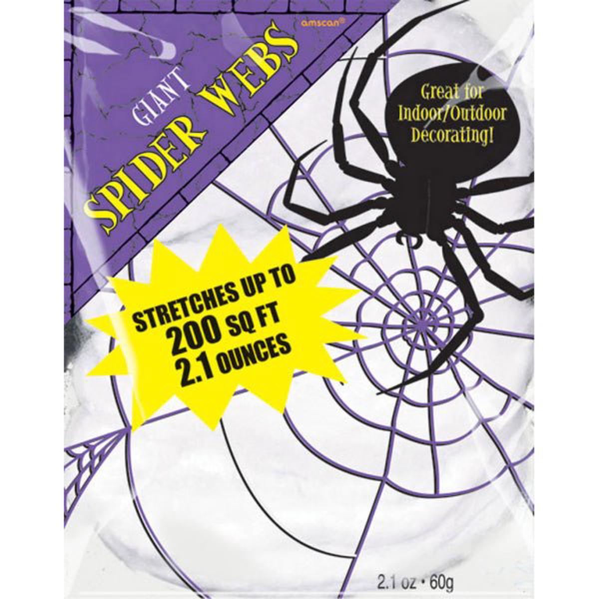 Spindelvv Halloween Hvid plast 60g