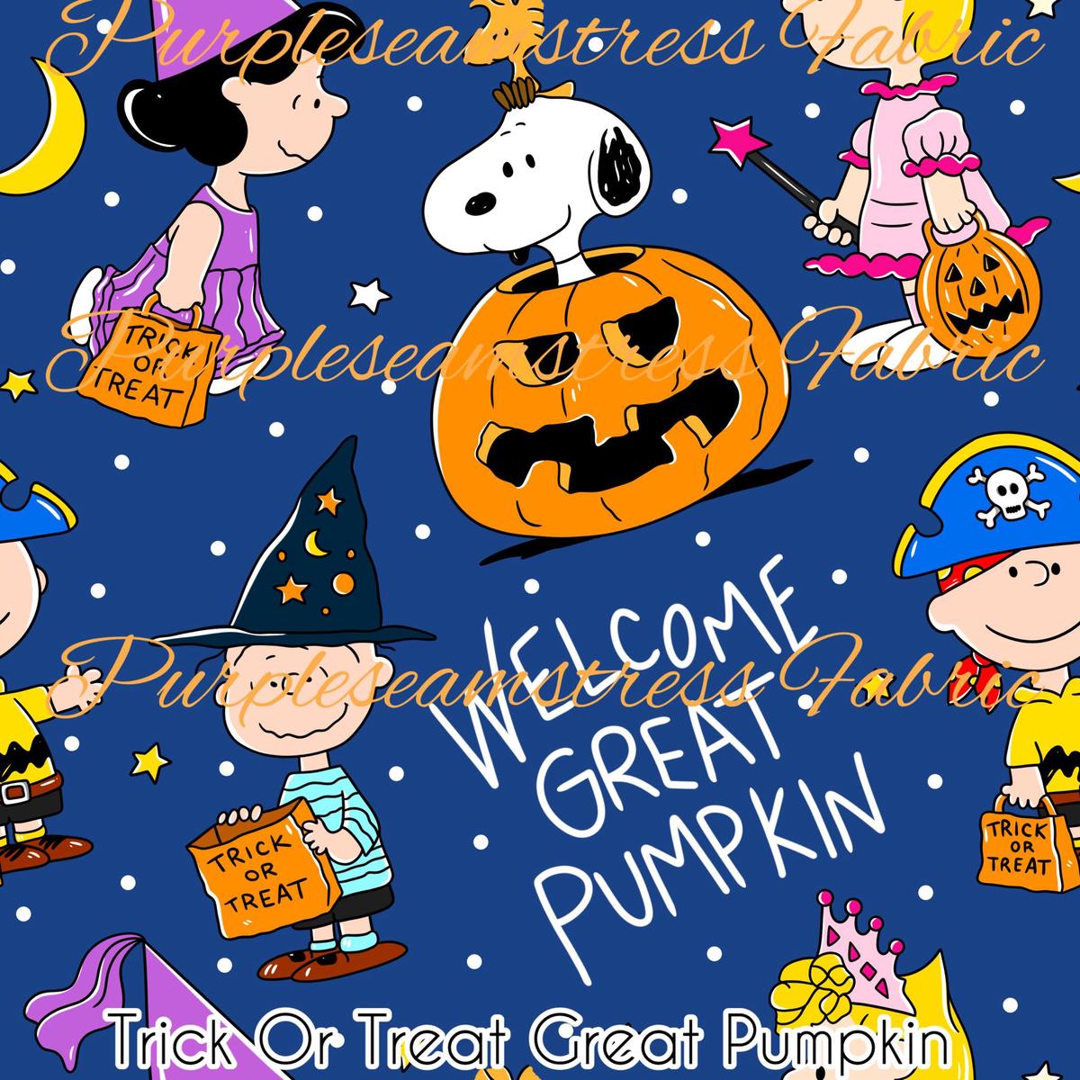 Trick or Treat Great Pumpkin  Fab...