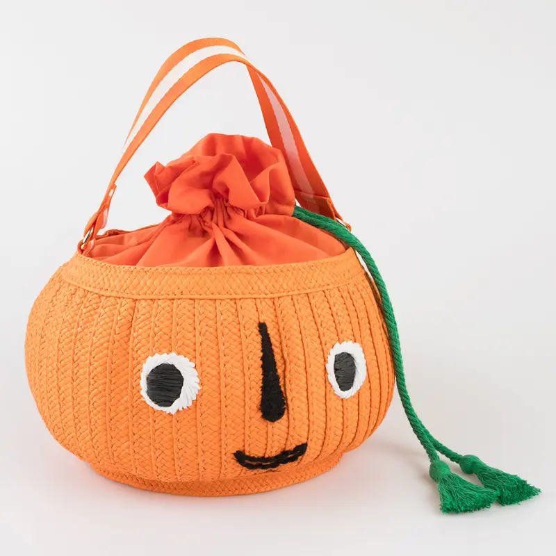 Trick Or Treat Pumpkin Basket Bag