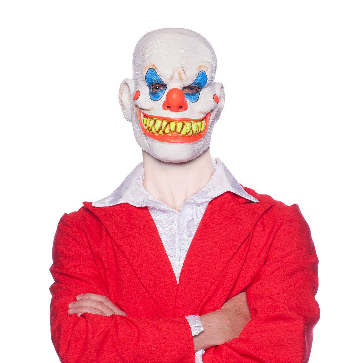 Uhyggelig klovnemaske til halloween