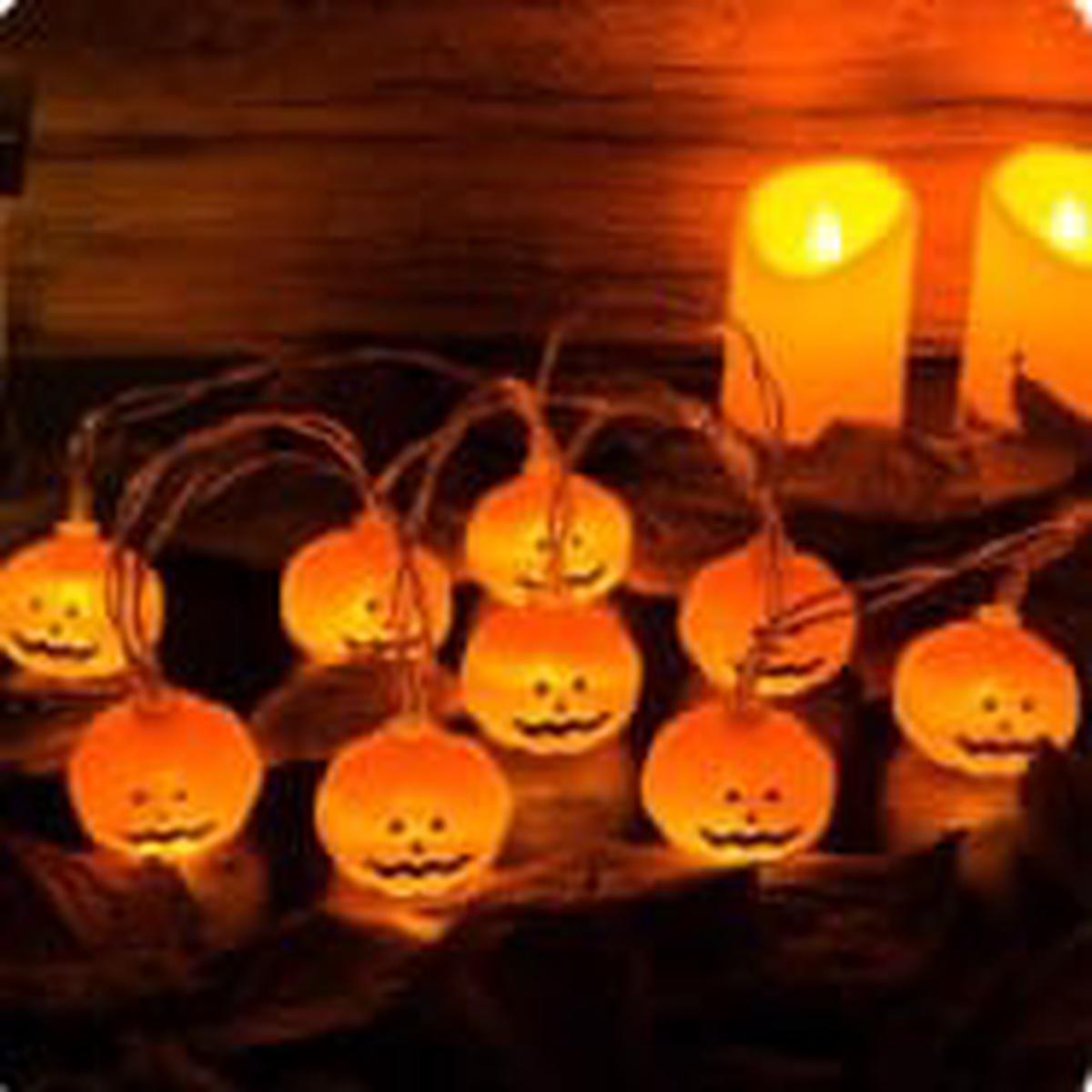 65 In. Halloween Pumpkin lights (10 pc.)