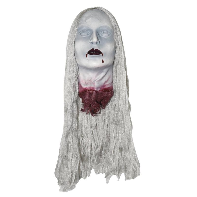 Scary Woman Head Hanging Decoration, 1 Count