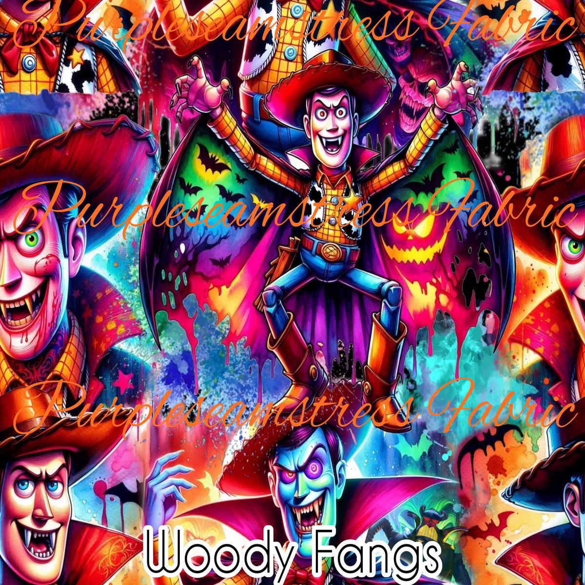 Woody Fangs  Fabric