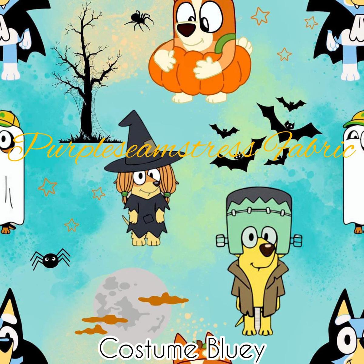 Costume Bluey  Fabric
