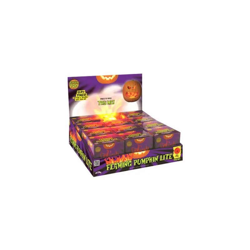 Flaming Pumpkin Light