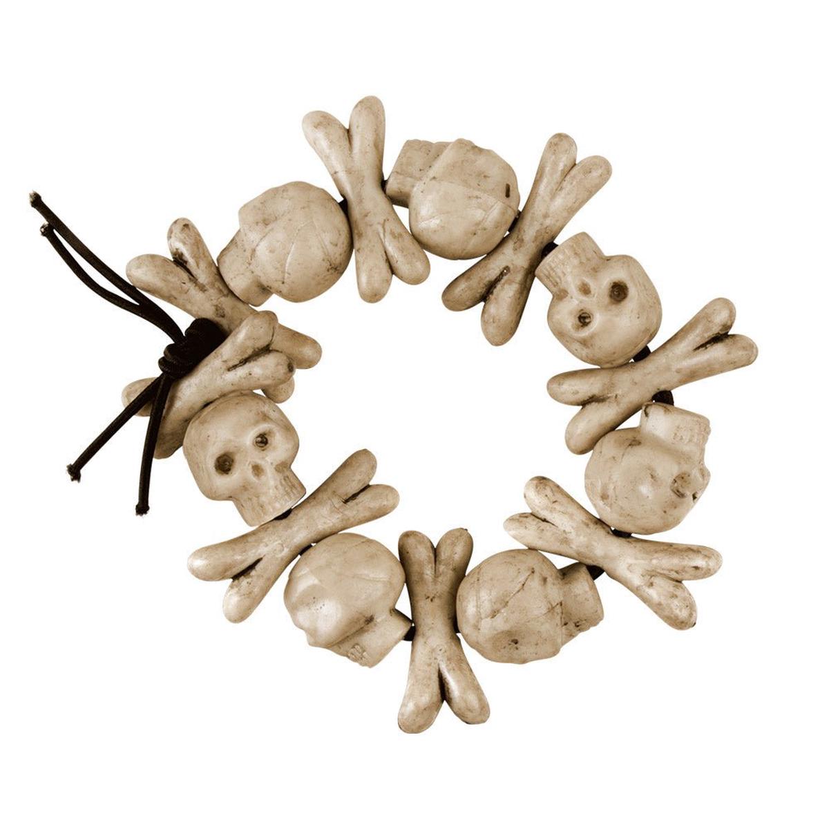 Halloween-armbnd med knogler