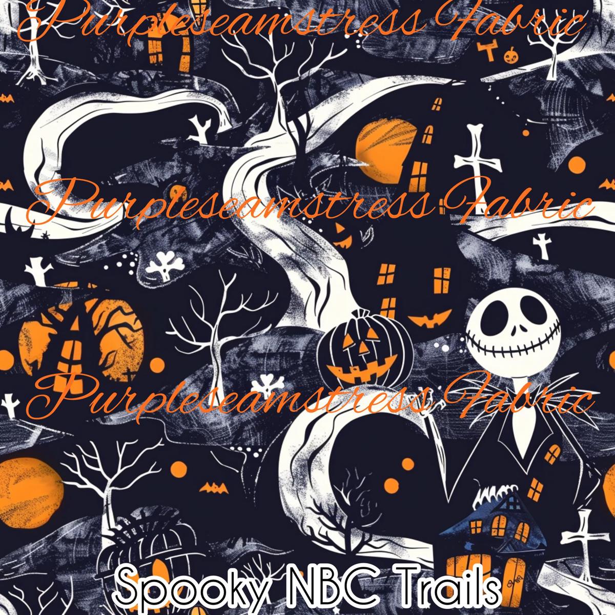 Spooky NBC Trails  Fabric