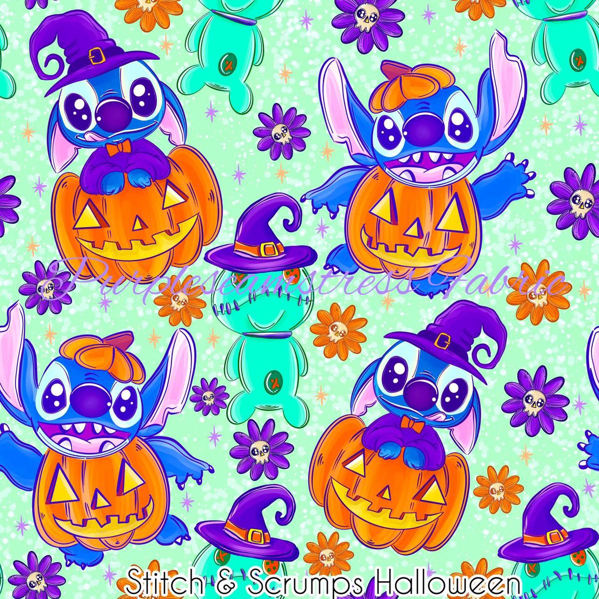 Stitch and Scrumps  Halloween  Fabric