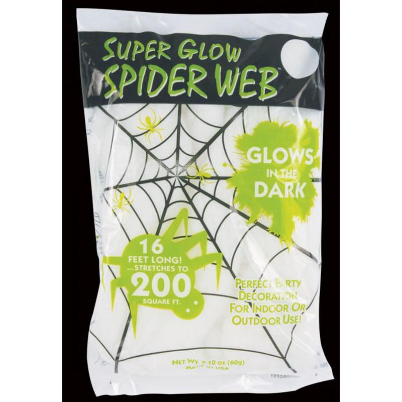 Super Glow Spider Web - 200 sq. ft.