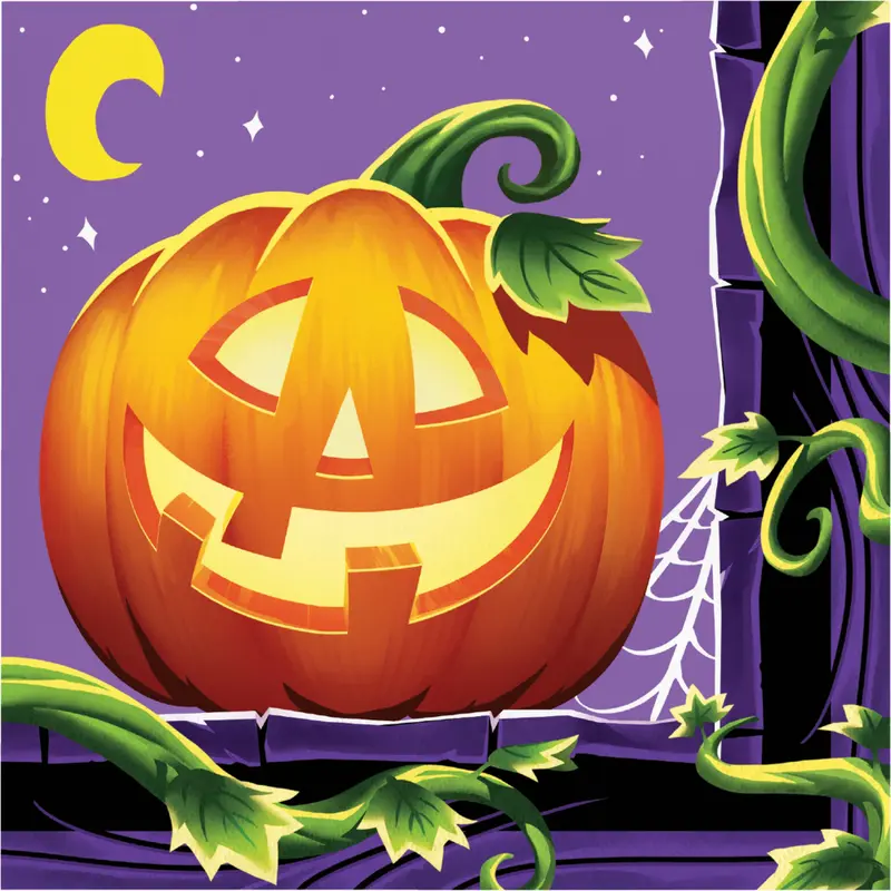 Luncheon Napkin Pumpkin Prowlers