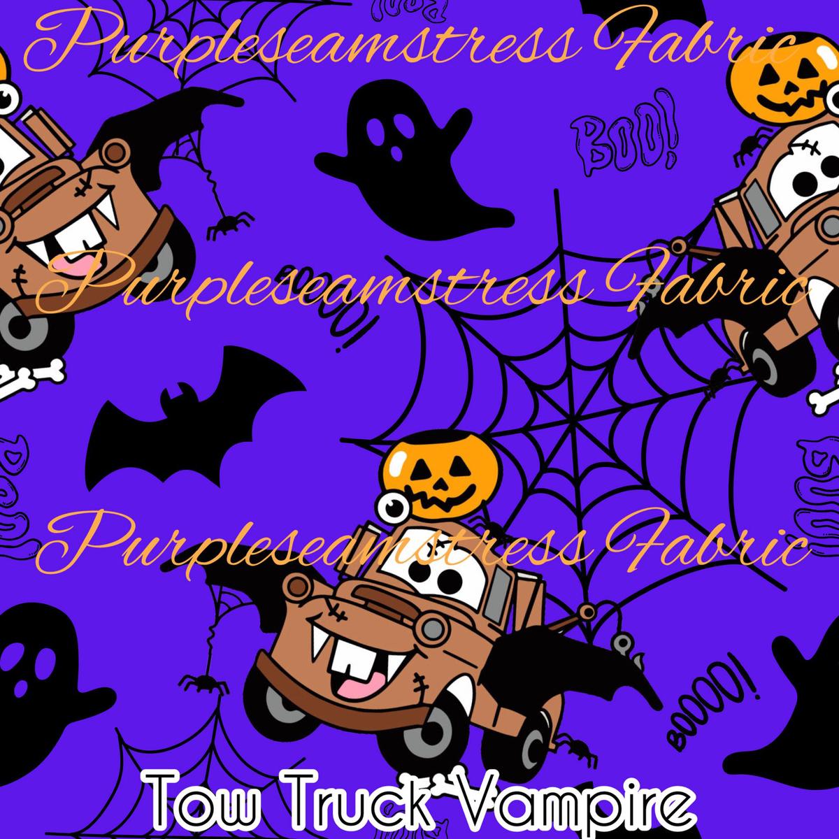 Tow Truck Vampire  Fabric