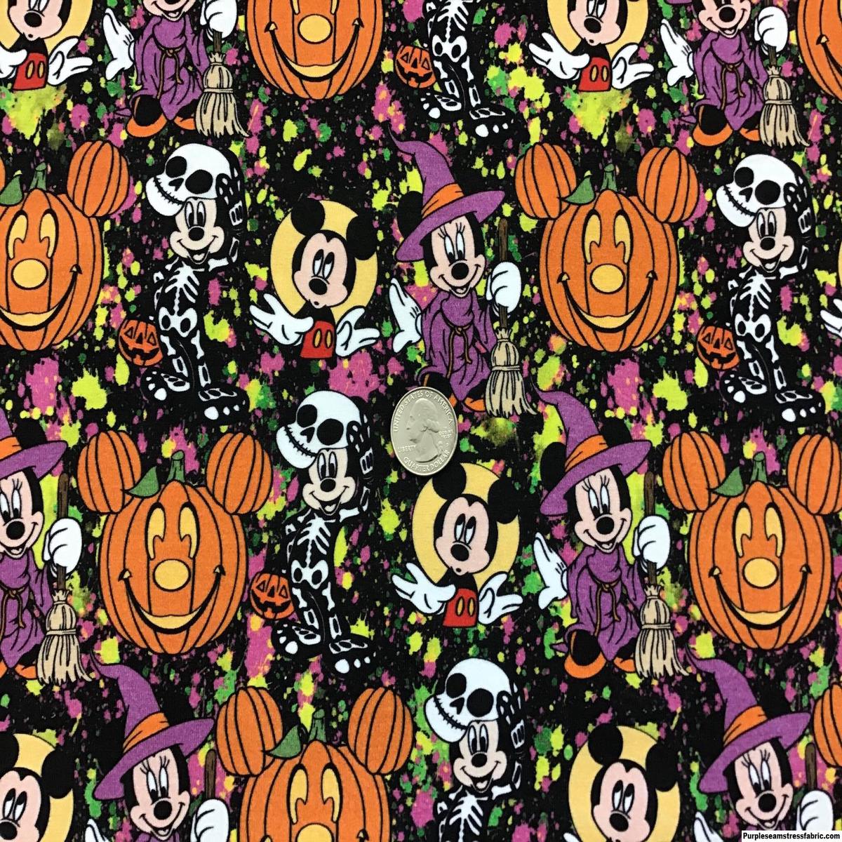 Trick or Treat Mouse on Paint Splatter &...