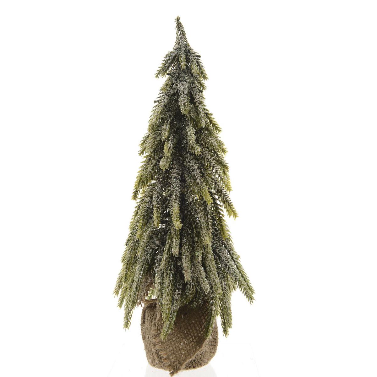 Mini Shimmer Tree with Hessian Base