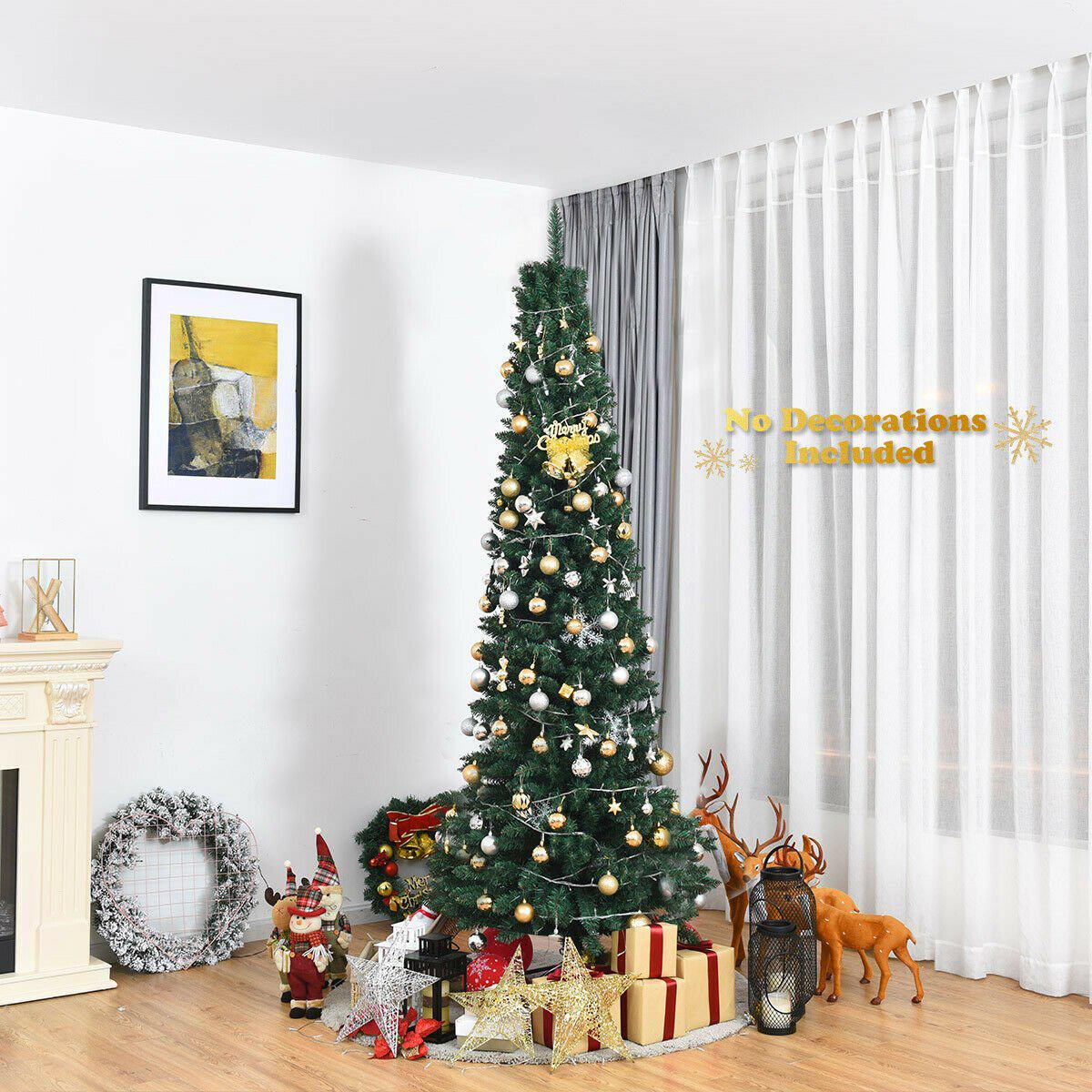 PVC  - 7  PVC Artificial Slim Pencil Christmas Tree-7'